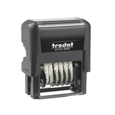 Timbro Printy 4.0 Eco 4846 Numeratore - 6 cifre - 4 mm - autoinchiostrante - Trodat
