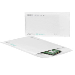 Busta imbottita AirPro Green - C/13 (17 x 21,5 cm) - carta - bianco - Bong Packaging - conf. 100 pezzi