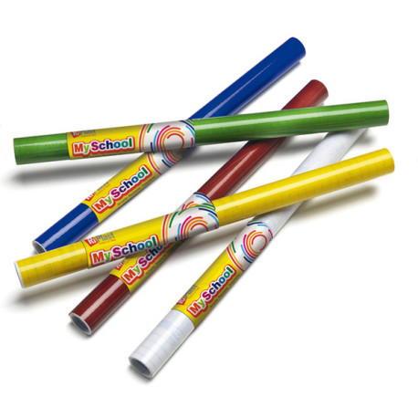 Rotolo coprilibro Veloplast - 2 m x 45 cm - PP - 60 mic - liscio adesivo - neutro trasparente - Colorosa