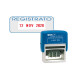 Timbro S260/L3 Datario + REGISTRATO - 4 mm - autoinchiostrante - bicolore - Colop