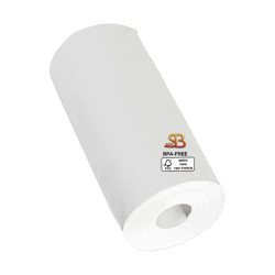 Rotolo per POS - 57 mm x 8,5 m - 48 gr - diametro esterno 25 mm - senza anima - carta termica BPA free - Sabacart - blister 12 