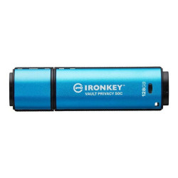 Kingston IronKey Vault Privacy 50 Series - Chiavetta USB - crittografato - 128 GB - USB-C 3.2 Gen 1 - Compatibile TAA