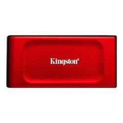 Kingston XS1000 - SSD - 2 TB - esterno (portatile) - USB 3.2 Gen 2 (USB-C connettore) - rosso