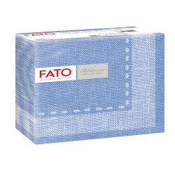 Tovagliolo linea AirLaid - carta - 40 x 40 cm - cachemire/blu - Fato - conf. 50 pezzi