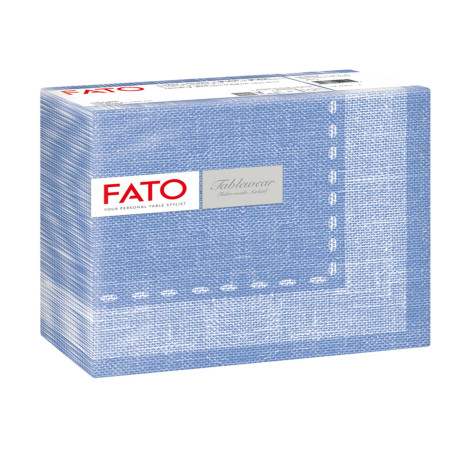 Tovagliolo linea AirLaid - carta - 40 x 40 cm - cachemire/blu - Fato - conf. 50 pezzi