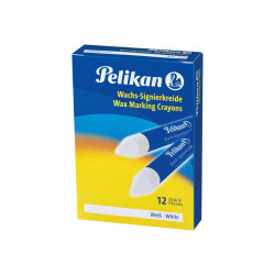 Pelikan 772 - Pastello - cera - bianco (pacchetto di 12)