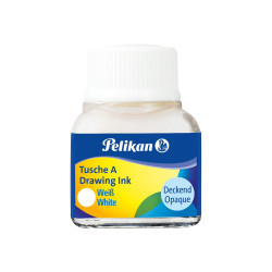 Pelikan Tusche A 523 - Inchiostro - bianco - 10 ml