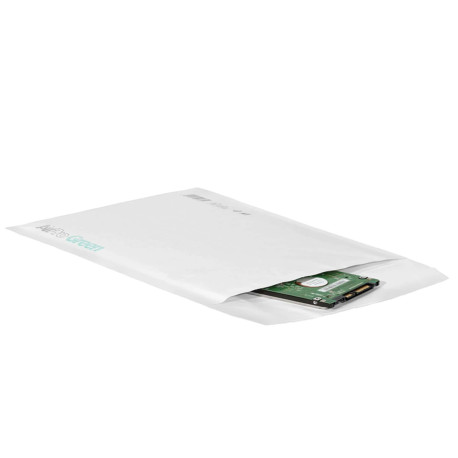 Busta imbottita AirPro Green - G/17 (25 x 34 cm) - carta - bianco - Bong Packaging - conf. 100 pezzi