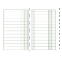 Scadenzario spiralato Gennaio/Dicembre - 24 x 17cm - 36+12 fogli - Edipro