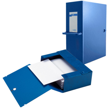Scatola archivio Big 120- con maniglia - dorso 12 cm - 25 x 35 cm - blu - Sei Rota