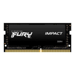 Kingston FURY Impact - DDR4 - modulo - 16 GB - SO DIMM 260-pin - 3200 MHz / PC4-25600 - CL20 - 1.2 V - senza buffer - non ECC -