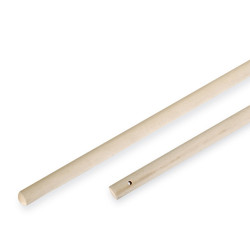 Manico in legno con foro - lunghezza 140 cm - PerfettoFactory