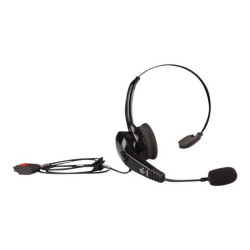 Zebra HS2100 - Cuffie con microfono - on-ear - cablato - per Zebra RS6000, TC52AX, TC70, TC72, WT6000 Wearable Computer