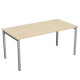 Scrivania Easy Plus - lineare - 120 x 80 x 72,5 cm - faggio