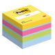 Blocco foglietti Minicubo - 2051-U - 51 x 51 mm - 72 gr - colori assortiti - 400 fogli - Post-it