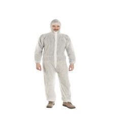 Tuta monouso Coverall 40 - taglia XXL - PLP - bianco - Worker