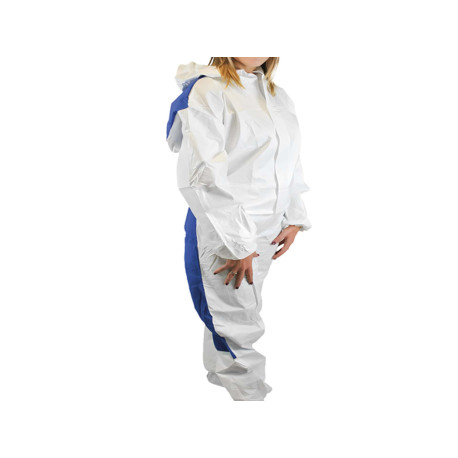 Tuta monouso Shield Dual - taglia XXL - laminato - bianco - Worker