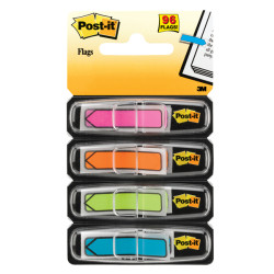 Segnapagina Post-it Index Mini Freccia - 684-ARR4 - 4 colori vivaci - Post-it - conf. 96 pezzi