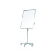 Bi-Office Classic - Cavalletto - 700 x 1000 mm - acciaio laccato - magnetica - mobile - bianco - cornice grigia