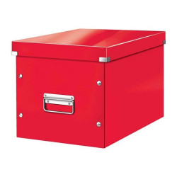 Leitz Click & Store WOW - Scatola per archiviazione - large - per A4 (210 x 297 mm) - cubed - rosso