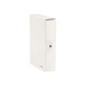 Leitz WOW - Cartella a scatola - larghezza dorsale 80 mm - per 250 x 350 mm - capacità 800 fogli - bianco metallizzato