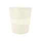 Leitz WOW - Cestino della spazzatura - 15 L - maniglie - polipropilene (PP), polistirene - pearl white