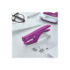Leitz WOW - Graffatrice - 15 fogli / 1.5 mm - No.8, 6/4 - metallo - viola metallizzato