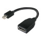 Lenovo - Adattatore DisplayPort - Mini DisplayPort (M) a DisplayPort (F) - 17.6 cm - per ThinkCentre M70- M75t Gen 2- M80- M90-