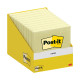 Blocco foglietti Post-it  - 76 x 76 mm - giallo canary - 100 fogli - Post-it - conf. 10 blocchi