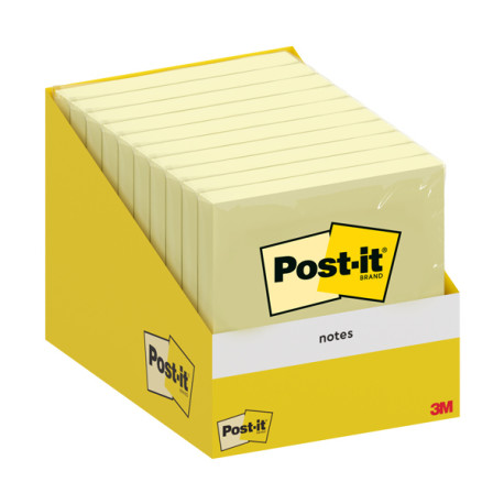 Blocco foglietti Post-it  - 76 x 76 mm - giallo canary - 100 fogli - Post-it - conf. 10 blocchi