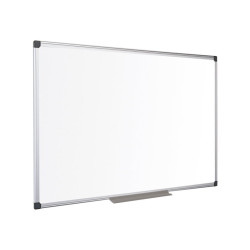Bi-Office Maya - Lavagna bianca - 600 x 450 mm - acciaio laccato - magnetica - bianco - struttura in alluminio anodizzato
