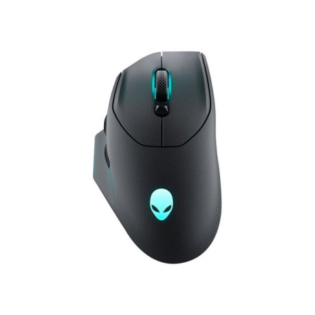 Alienware AW620M - Mouse - per destrorsi - ottica - 7 pulsanti - senza fili, cablato - USB, 2.4 GHz - Dark Side of the Moon - r