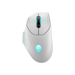 Alienware AW620M - Mouse - per destrorsi - ottica - 7 pulsanti - senza fili, cablato - USB, 2.4 GHz - luce lunare - retail - sc