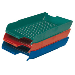 Vaschetta portacorrispondenza PS7Star - 25,5 x 35,5 x 6,5 cm - verde - Methodo