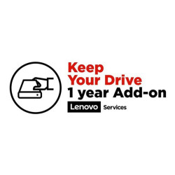 Lenovo Keep Your Drive Add On - Contratto di assistenza esteso - 1 anno - per ThinkBook 13- 14- 15- ThinkPad E15- E48X- E49X- E