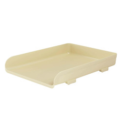 Vaschetta portacorrispondenza Vintage Milk - 33,5 x 25,4 x 7 cm - avorio - Arda