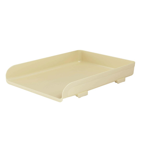 Vaschetta portacorrispondenza Vintage Milk - 33,5 x 25,4 x 7 cm - avorio - Arda