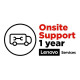 Lenovo Onsite Upgrade - Contratto di assistenza esteso - parti e manodopera (per sistema con 1 anno di deposito o di garanzia p