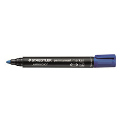 STAEDTLER Lumocolor - Marcatore - permanente - blu - 2 mm