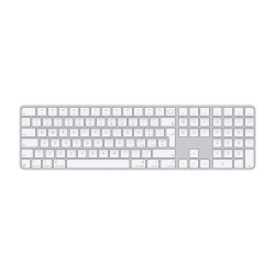 Apple Magic Keyboard with Touch ID and Numeric Keypad - Tastiera - USB-C - senza fili - Bluetooth - QWERTY - italiana - white k