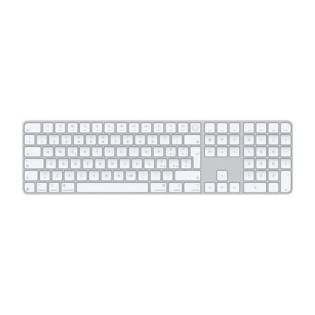 Apple Magic Keyboard with Touch ID and Numeric Keypad - Tastiera - USB-C - senza fili - Bluetooth - QWERTY - italiana - white k