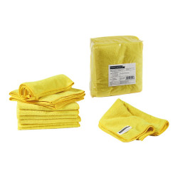 Perfetto Factory Ultrega - Panno per pulizia - microfibra - 80% poliestere, 20% poliamide - giallo - pacco da 10