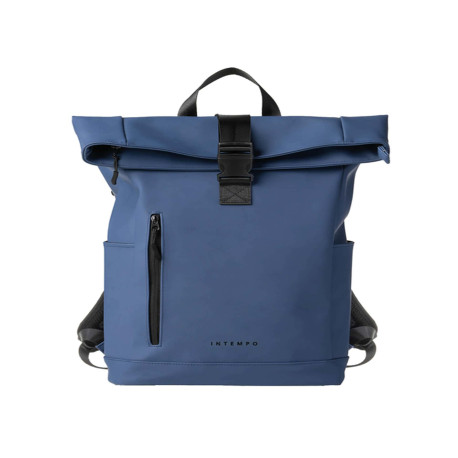 Zaino Roll-top Drop - 30 x 42 x 14 cm - gomma - blu - In Tempo