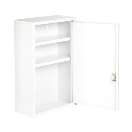 Armadietto Pronto Soccorso Vuoto in metallo, con serratura con chiave cm 30 x 46 x 14