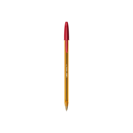 BIC Cristal Fine - Penna a sfera - rosso - 0.8 mm - fine (pacchetto di 50)