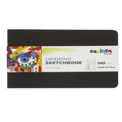 Album Sketchbook rilegato - A5 - 140 gr - 20 fogli - Carioca Plus
