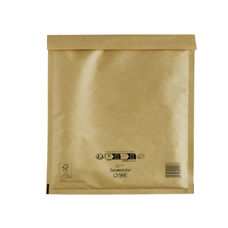 Busta imbottita Mail Lite Gold - A (11 x 16 cm) - avana - Sealed Air - conf. risparmio 100 pezzi