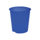 Leonardi - Cestino della spazzatura - ovale - 16.5 L - polipropilene (PP) - blu trasparente