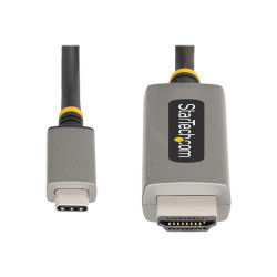 StarTech.com 6ft (2m) USB-C to HDMI Adapter Cable, 8K 60Hz, 4K 144Hz, HDR10, USB Type-C to HDMI 2.1 Video Converter Cable, USB-