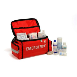 Borsa tracolla con Kit Emergency per le attività all'aperto, medicazione e rianimazione